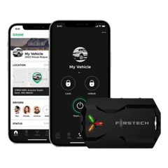 (MONITOREO en APP) Kit de Alarma Vehicular Profesional de 2 vías y control LCD con modulo CM2500 Incluye GPS X1-MAX LTE
