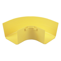 Ángulo Recto a 90º Horizontal, Para Canaletas FiberRunner™ 4X4, Color Amarillo