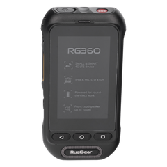 Radio PoC LTE RugGear RG360 / Altavoz 2W 105 dB / 3GPP Mission-Critical PTT / IP68 y MIL-STD-810H / Batería Extraíble 3000 mAh / 197 g / Multi APN