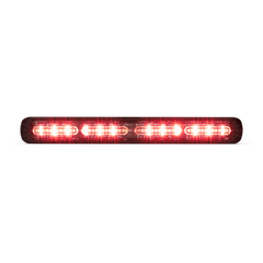 Luz de Advertencia Giga Thin de 48 LED, Quadcolor Rojo/Azul/Ambar/Blanco ,11 Pulgadas, Con Funcionalidad de Director de Trafico