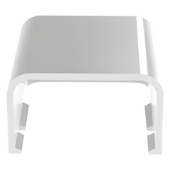 Tapa Final, para uso con canaleta LD10, material ABS, Color Blanco