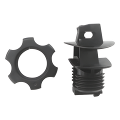 Aislador de Paso para Varilla 6-14 mm / Rosca Uso Rudo / Resina Virgen / Proteccion UV / Cercas Electrificadas