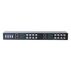 (TRANCEPTOR) RECEPTOR DE VIDEO PASIVO DE 16 CANALES / Resolución 4K / Compatible con cable UTP Cat 5e/6 / Compatible con HD-TVI/CVI/AHD/CVBS / TODO INCLUIDO PARA RACK / Protección Interconstruida contra sobretensión.