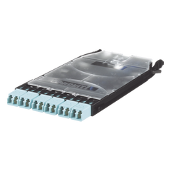 Cassette HD Flex? Con 6 Puertos LC Duplex (12 Fibras), Para Fibra Multimodo OM3, Color Azul