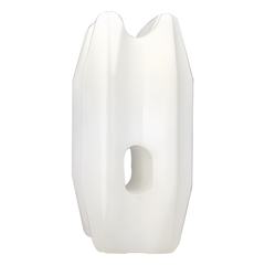 Aislador Blanco de Esquina para Cercos Eléctricos / 18 kV / Resinas Vírgenes / Resistencia 7.5-10.2 kg / Anti UV / 66 mm x 31.6 mm