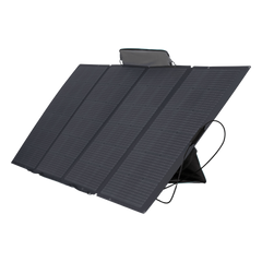 Módulo Solar Portátil y Flexible de 400W Recomendado para Estaciones Portátiles EcoFlow / Ajuste de Ángulo / Carga Eficiente / Conector XT60