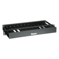 Organizador de Cables Horizontal PatchLink, Doble (Frontal y Posterior), Para Rack de 19in, 1UR