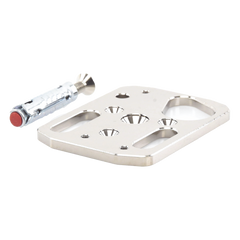 Placa de montaje con anclaje para sensores sísmicos de vibración serie SC100, uso en concreto o acero