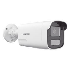 Cámara IP Bala 4 Megapixel (2560×1440) / Smart Hybrid Light IR+White Light 50 m (164 ft) / Detección Humana y Vehicular / Audio Bidireccional Integrado / WDR 120 dB / IP67 / PoE / H.265+ / Slot microSD 512 GB
