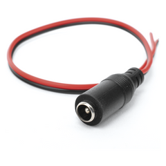 Cable con Conector Hembra, Alimentación para Vcc con Puntas Libres.
