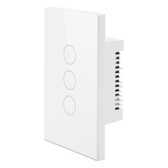 (Wifi) Apagador switch inalámbrico WIFI, control de 3 regresos de carga, 110V
