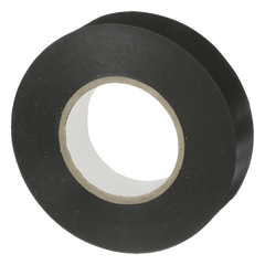 Cinta Eléctrica STRONGHOLD para Aislar, de PVC, Uso General Reparación y Mantenimiento, Grosor de 0.18mm (7 mil), Ancho de 19mm, y 18m de Largo, Color Negro