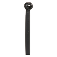 Cincho de Nylon 6.6 Dome-Top®, Con Lengüeta de Bloqueo de Acero Inoxidable, 203 mm largo x 4.7mm ancho, Color Negro, Exterior Resistente a Rayos UV, Paquete de 1000pz