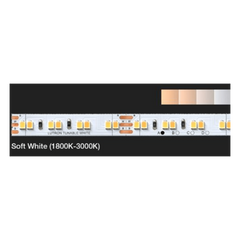 Kit de tira LED Lumaris regulable 1800K-3000K con controlador inalámbrico, para RadioRA 3