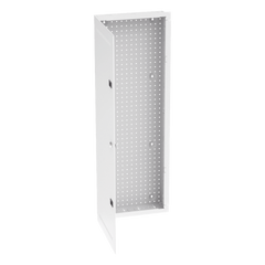 Gabinete Multipropósito de Montaje en Pared, de 42 in de Altura, Con Puerta Reversible, Fabricado en Acero, Color Blanco