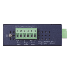 Convertidor de Medios PoE Industrial, Puerto SFP 1000BASE-SX/LX a Puerto RJ45 Gigabit con Salida PoE 802.3at (Hasta 30 W).