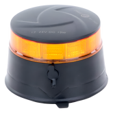 Baliza LED Recargable, Compacta y Discreta, Color Ámbar, Con Montaje Magnético y de Succión