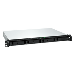 Unidad de Expansión RackStation / 1U 4 Bahías / SATA 3.5" y 2.5" Hot-Swap / Chasis Corto 290 mm (11.4 in) / Expansión en Línea / USB Type-C / Plug & Play / Garantía 3 Años