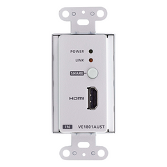 Transmisor HDMI | 4K a 40 metros | HDBaseT-Lite con placa de pared estadounidense/PoH