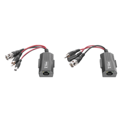 Kit de transceptores activos, envía alimentación 12V/24Vcc/AC, video y audio a una distancia de hasta 150 m en 4K para aplicaciones de video por UTP Cat 5e / 6 en alta definición.