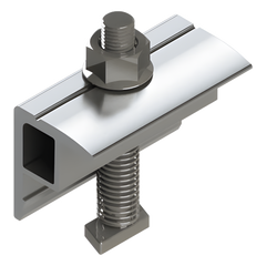 Abrazadera Final / End Clamp / Compatible con Módulos 30-40 mm / Para Sistemas N Rail y S Rail BASEL / Fijación de Paneles Solares