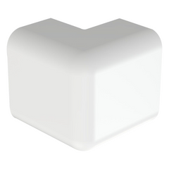 Esquinero exterior, para uso con canaleta LD10, material ABS, Color Blanco