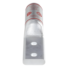 Zapata de compresión Aluminio LAB750-12-24R para cal. 750 Kcmil, Doble barreno para tornillo prisionero de 1/2, Espaciado de orificio 44.45mm, 1 Pz