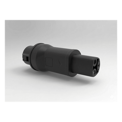 Adaptador de Conector EV / Entrada Tipo 1 (SAE J1772) / Salida NACS / 7 kW / 32 A / 220 V AC / Monofásico / Uso Interior y Exterior