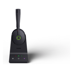Auriculares estéreo Yealink WH68 edición MS/ Base DECT y auriculares con Bluetooth integrado/ Cancelación activa de ruido/ Triple conexión