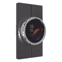 Mini pantalla táctil Hub controlador integrable con sistemas de automatización compatible con múltiples marcas, una entrada de iluminación, 4 botones para escenas. Conexión Wifi