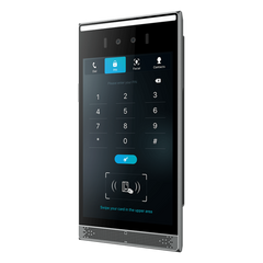 Videoportero SIP con Reconocimiento Facial / Pantalla Táctil IPS 8" / Cámara 2MP Lente Dual / BLE + Wiegand / Anti-Suplantación / IP66 IK07 / PoE