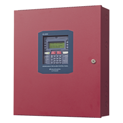 Panel de control de incendio direccionable con comunicador IP y POTS integrado, 318 puntos por lazo SLC, expandible a 954 puntos