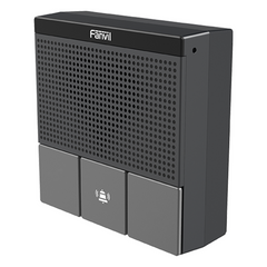 Mini Intercomunicador Wi-Fi para hotelería, hospitales, con diseño elegante, PoE, 3 botones, 1 relevador integrado de salida y entrada.