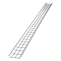 Charola Tipo Malla 33/150 mm, Acabado Electro Zinc, Hasta 79 Cables Cat6, Tramo de 3 Metros