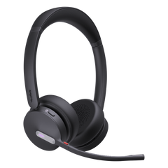 Auriculares estéreo Yealink WH64 edición MS con Bluetooth integrado (base y auriculares DECT) / Cancelación activa de ruido / Triple conexión