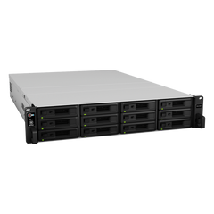 Unidad de Expansión Synology RX1217/RX1217RP | 12 Bahías de Disco | Compatible con RackStation 2U | Expansión de Volumen en Línea | Fuentes de Alimentación Redundantes (RX1217RP) | Administración DSM.