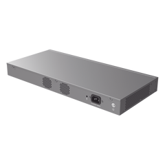 Switch Capa 3 PoE+ Administrable / 16 puertos 10/100/1000 Mbps + 4 Puertos SFP+ de 10 Gigabits / Hasta 240W / Compatible con GWN Cloud.