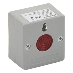 Botón de Pánico Cableado / Compatible con Cualquier Panel de Alarma / LLave de Seguridad / NA/NC / Material Retardante al Fuego (ABS)
