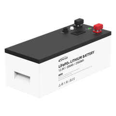 Batería de litio LiFeO4 12.8Vcc, 200Ah, 2.56Kwh, Pantalla LCD para Monitoreo Local, Carcasa Metálica