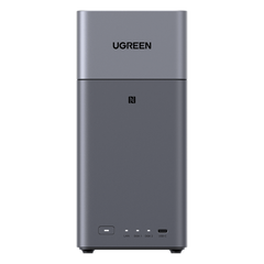 NAS UGREEN NASync DH2300 / Procesador RK3576 / 4GB / 32GB eMMC / 2 Bahías SATA / JBOD-Basic-RAID 0-RAID 1 / Puerto HDMI 4K / 1 GbE / USB 3.2 Gen 1 Type-C / Detección NFC