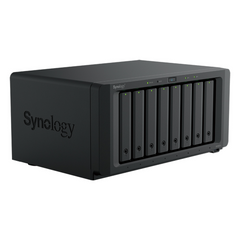 NAS DiskStation DS1825+ | 8 Bahías | AMD Ryzen V1500B | 8 GB DDR4 ECC | Hasta 2,239 MB/s Lectura | 2 Puertos 2.5GbE | Expansión PCIe 3.0 | Compatible con 10GbE y 25GbE | Caché SSD M.2 | Synology DSM.