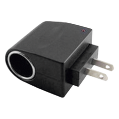 Convertidor de Corriente de 110 / 240 Vca a 12 Vcc / 500 mAh con enchufe para encendedor de cigarrillos.