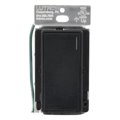 Apagador auxiliar Sunnata de pared para control de 3 vías o escalera, 120 V, compañero cableado del apagador principal del sistema RadioRA 3, color negro mate (Midnight)