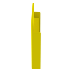 Tapa Final Para Canaletas FiberRunner™ 4x4, de Instalación a Presión, Color Amarillo