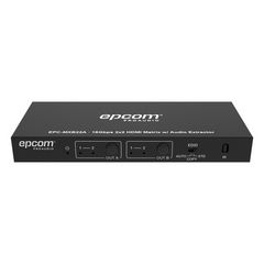 Matricial HDMI | 2x2 | 4K2K@60Hz | HDR | YCbCr 4:4:4 | EDID Auto | Extractor de Audio | Salida de audio análoga y digitalizados | HDCP 2.2 | 18 Gbps