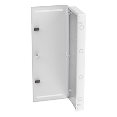 Gabinete Multipropósito de Montaje en Pared, de 42 in de Altura, Con Puerta Reversible, Fabricado en Acero, Color Blanco