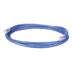 Cable de Parcheo UTP, Cat6A, 24 AWG, CM, Color Azul, 2.13 Metros (7 Pies)