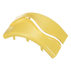 Tapa de Bajada Vertical Exterior de 90º, Para uso con Canaletas 4X4 FiberRunner™, Color Amarillo