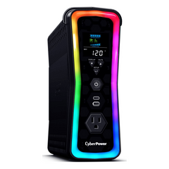 UPS Gamer de 1500 VA/1000 W, Topología Línea Interactiva, Entrada 120 Vca NEMA 5-15P, y 13 Salidas NEMA 5-15R, Puerto USB, Con Regulador de Voltaje (AVR)