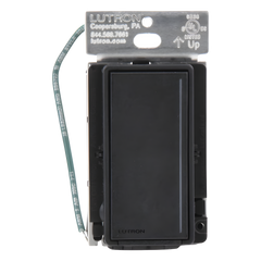 Atenuador auxiliar Sunnata de pared para control de 3 vías o escalera, 120 V, compañero cableado del atenuador principal del sistema RadioRA 3, color negro mate (Midnight)